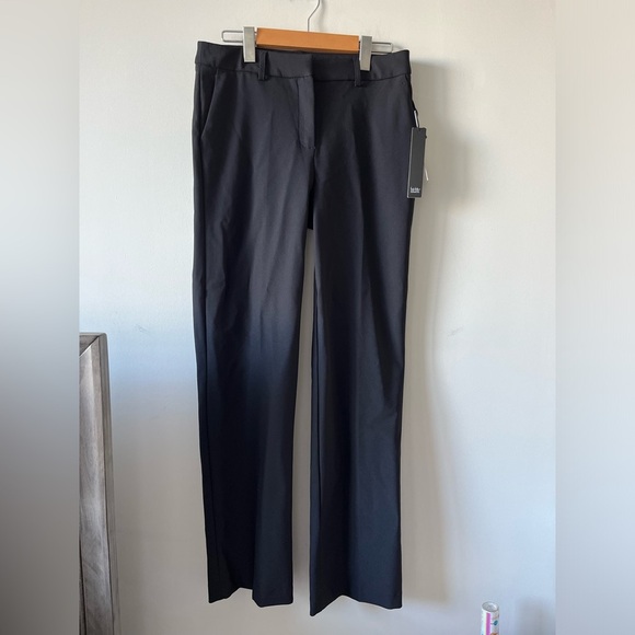 NWT Nicole Millers Wide-Leg Black Pants - Picture 2 of 9